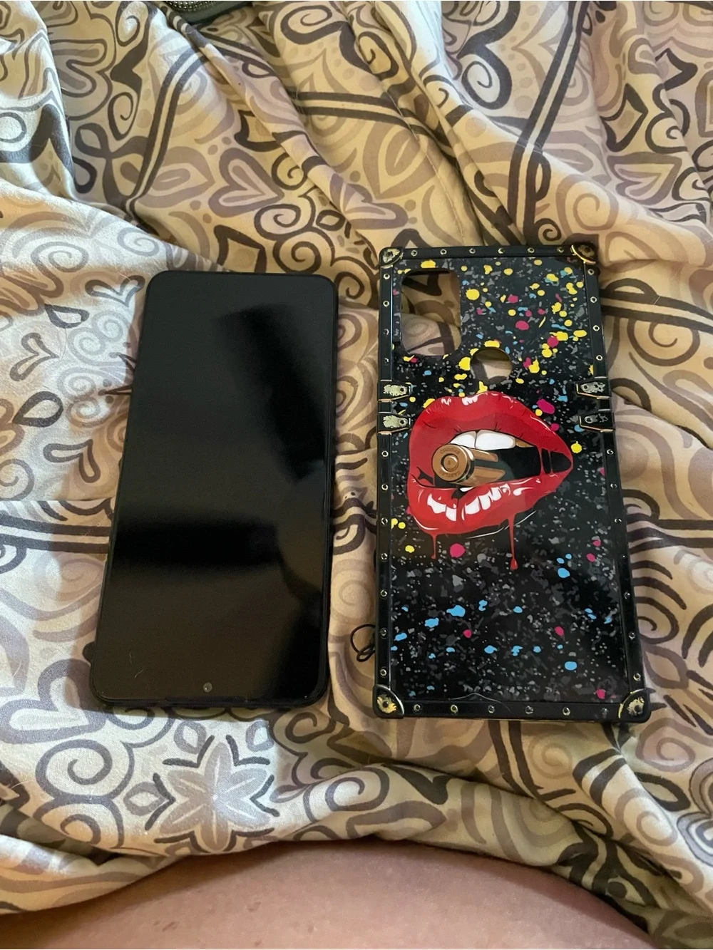 Motorola Black Smartphone with Blue Boot Screen Moto G
